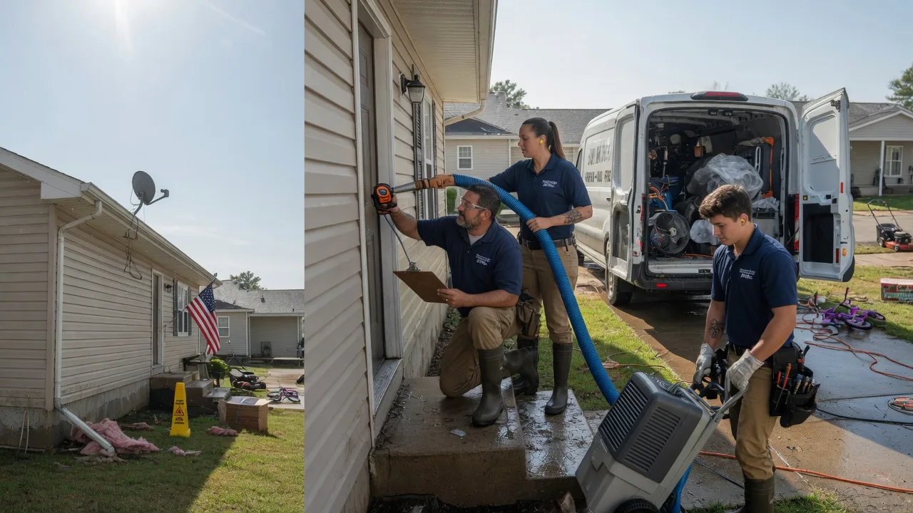Ceiling Water Damage Restoration in Carville, LA near me